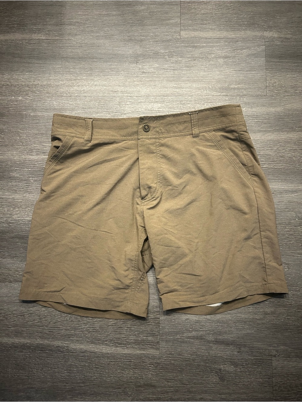 Kuhl Men's Khaki/Tan Flat Front Performance Shorts